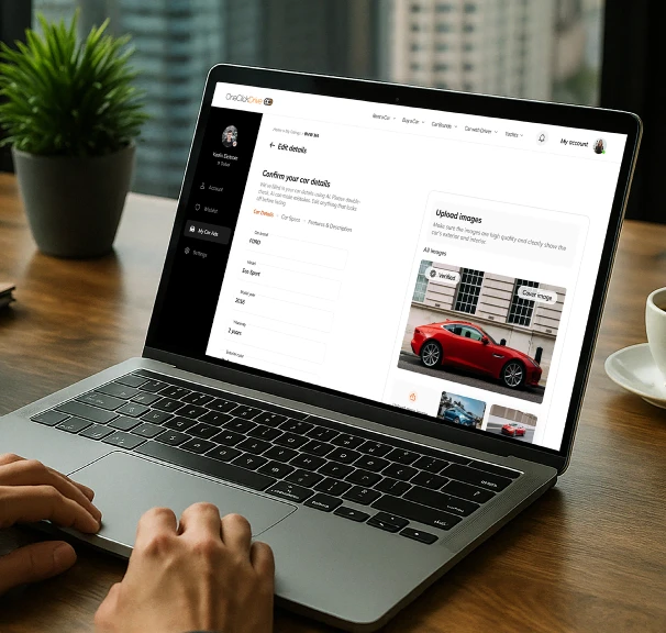 List Car on Laptop Dubai